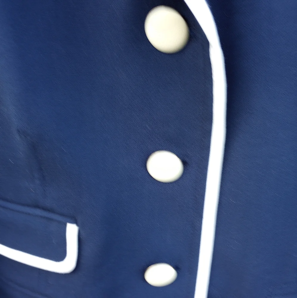 Tory Burch Nautical Blazer, Carrie Navy Resort